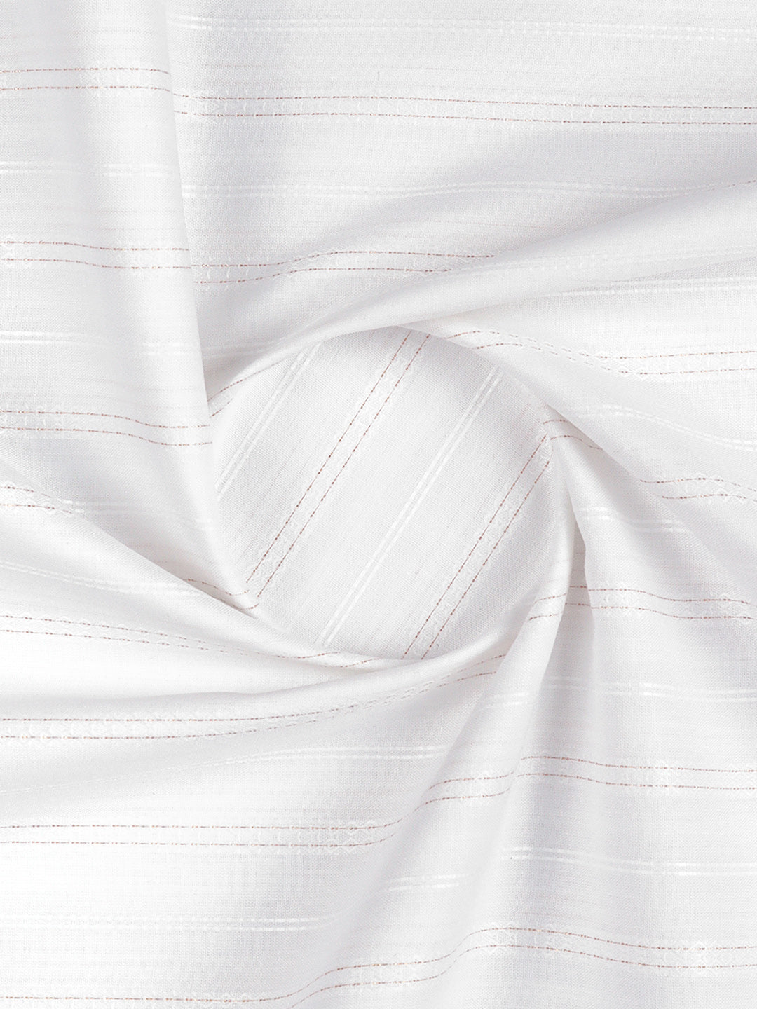 Men Cotton Stripes White Shirt Fabric Rich Star C06