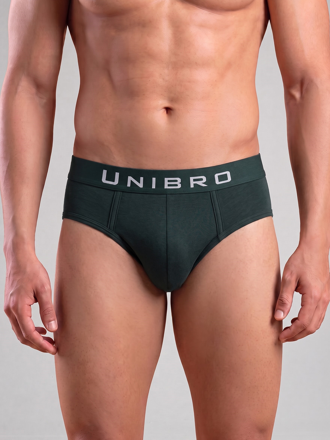 Tencel™ Micro Modal Elastane Stretch Brief Sage Green AB2