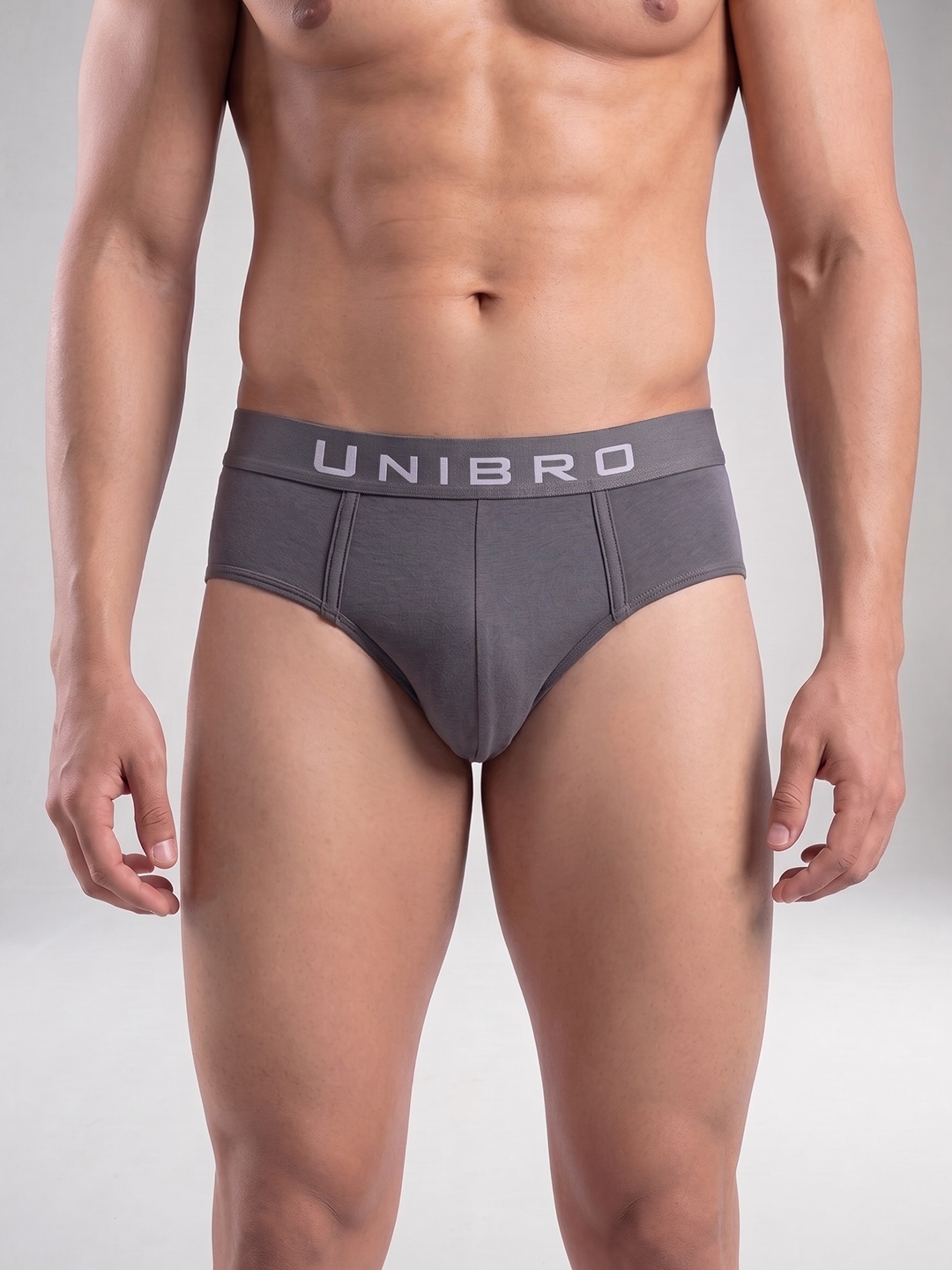 Tencel™ Micro Modal Elastane Stretch Brief Grey AB6