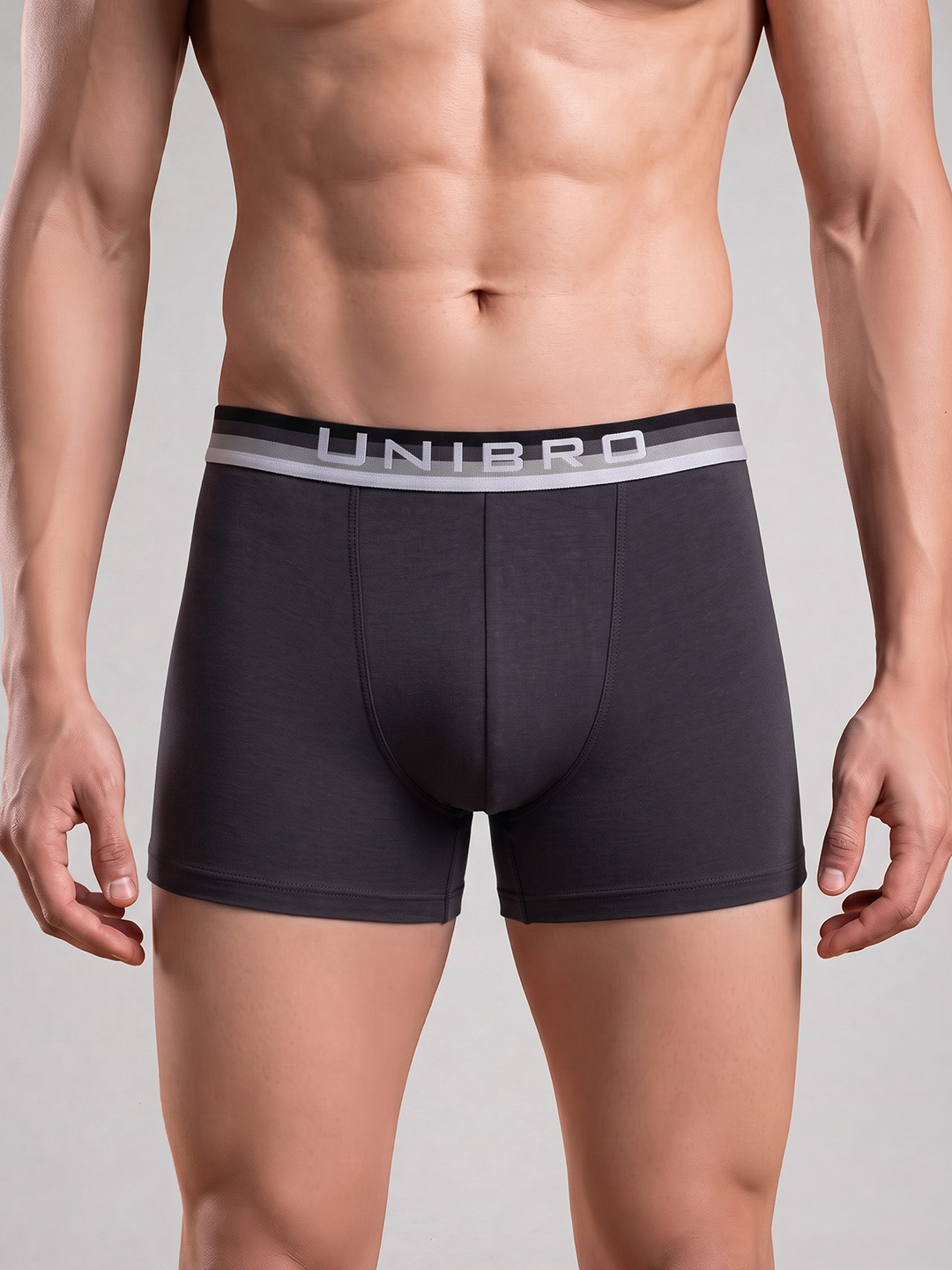 TENCEL™ Modal Micro Elastane Stretch Trunk Graphite Grey