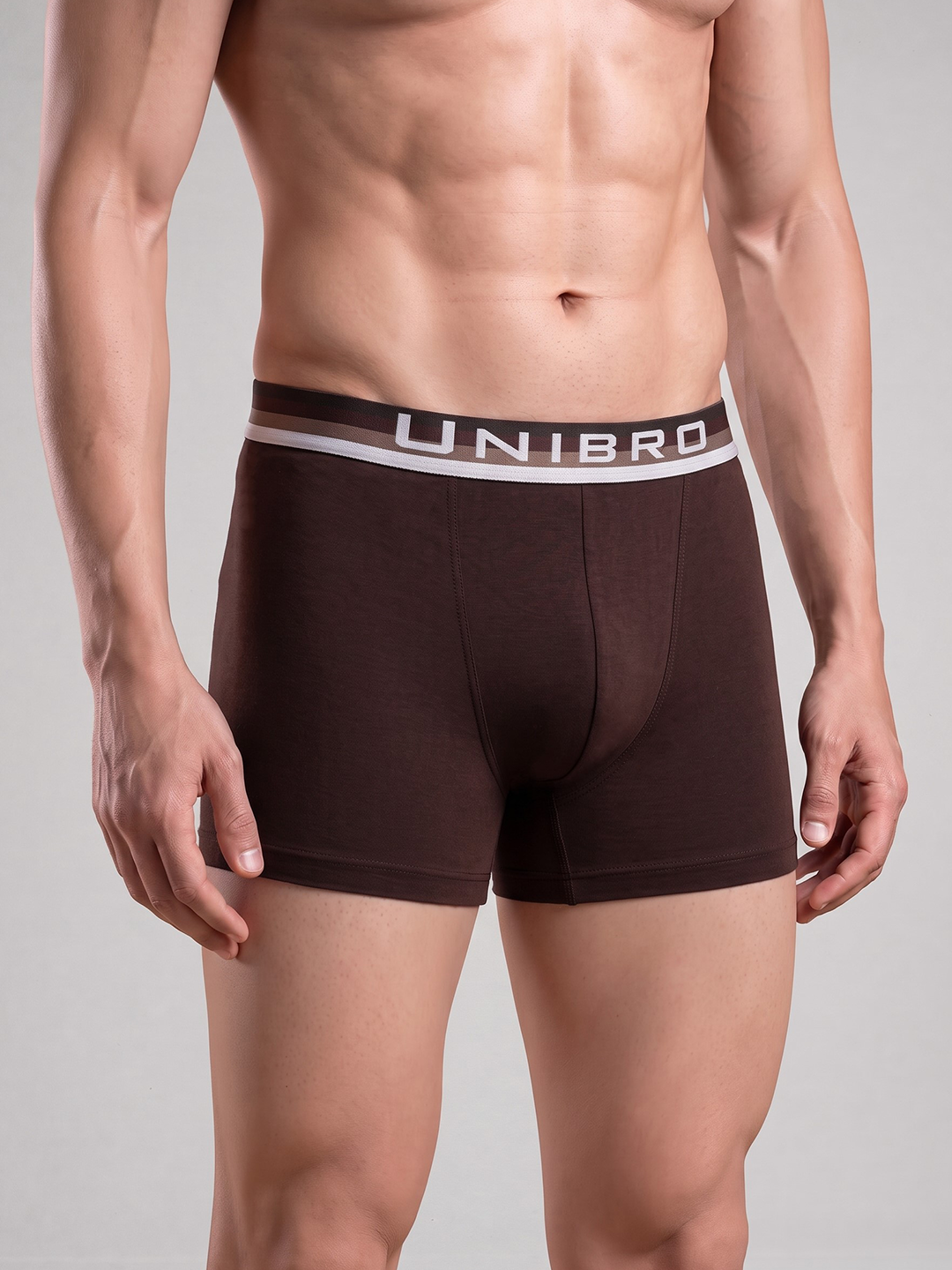 TENCEL™ Modal Micro Elastane Stretch Trunk Coffee Brown