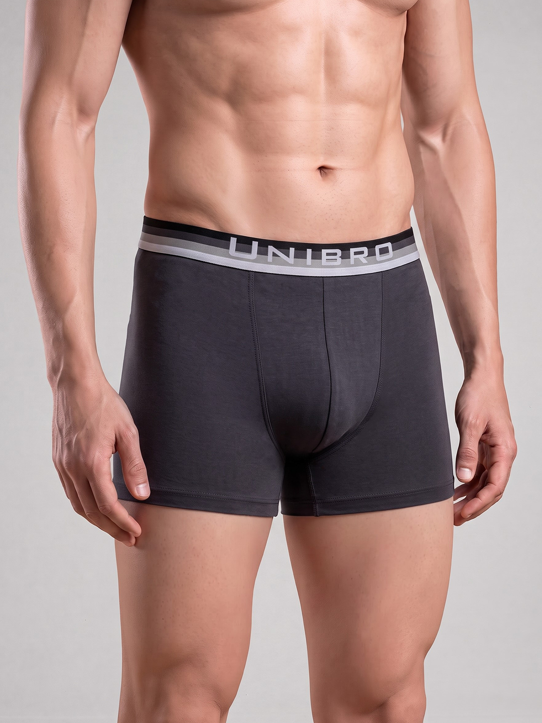 TENCEL™ Modal Micro Elastane Stretch Trunk Graphite Grey