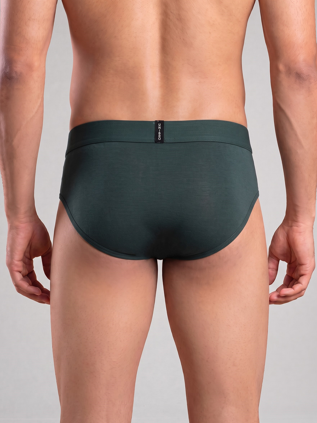 Tencel™ Micro Modal Elastane Stretch Brief Sage Green AB2
