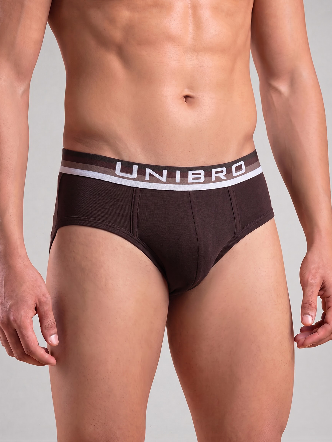 Tencel Micro Modal Elastane Stretch Brief Coffee Brown