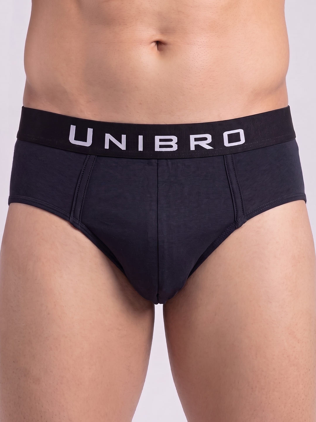 Tencel™ Micro Modal Elastane Stretch Brief Navy AB4