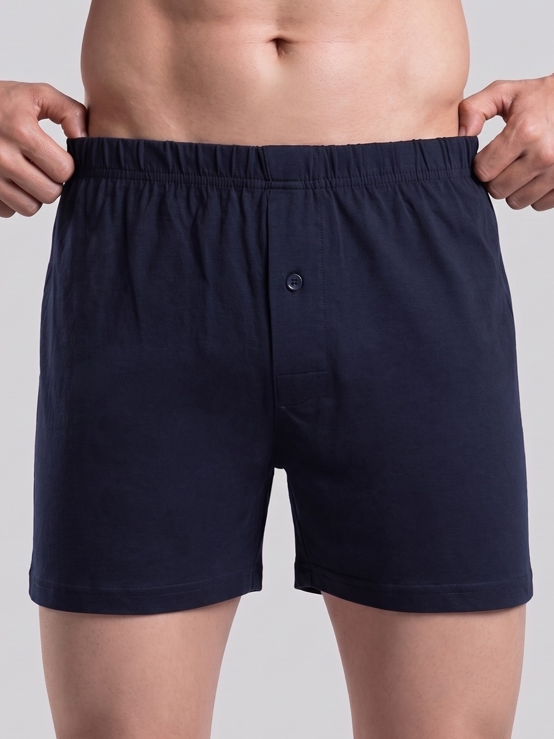 100% Combed Cotton Assorted colour Knitted Boxer Real Relax