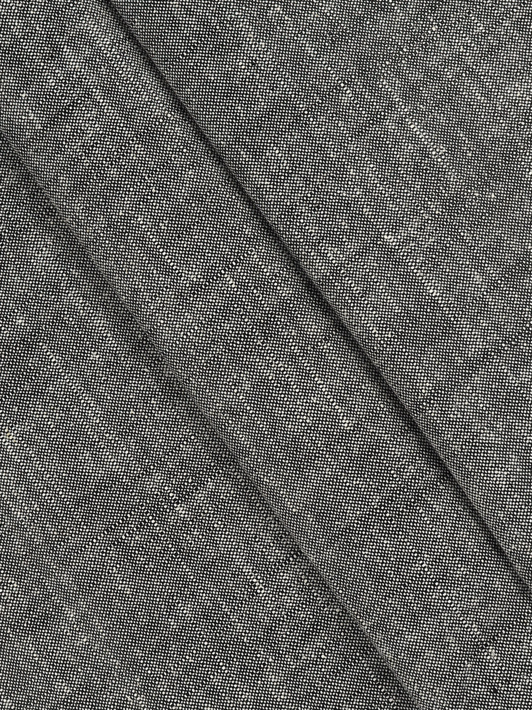 Cotton Grey Self Design Suiting Fabric Lanvin