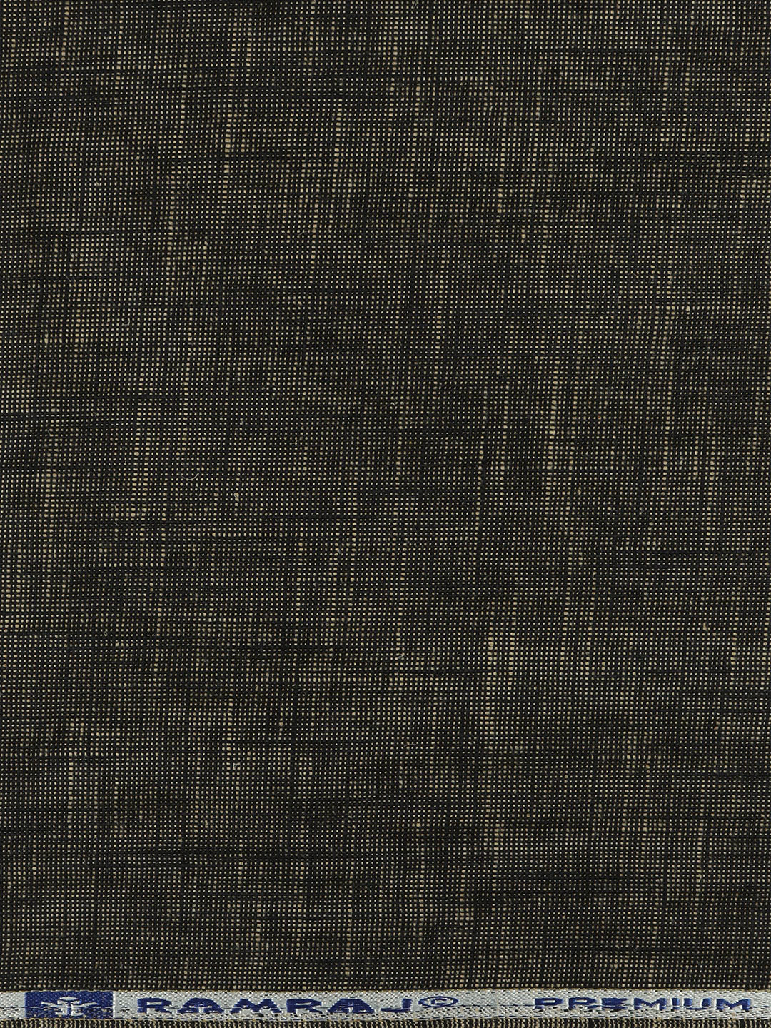 Cotton Gryish Brown Self Design Suiting Fabric Lanvin