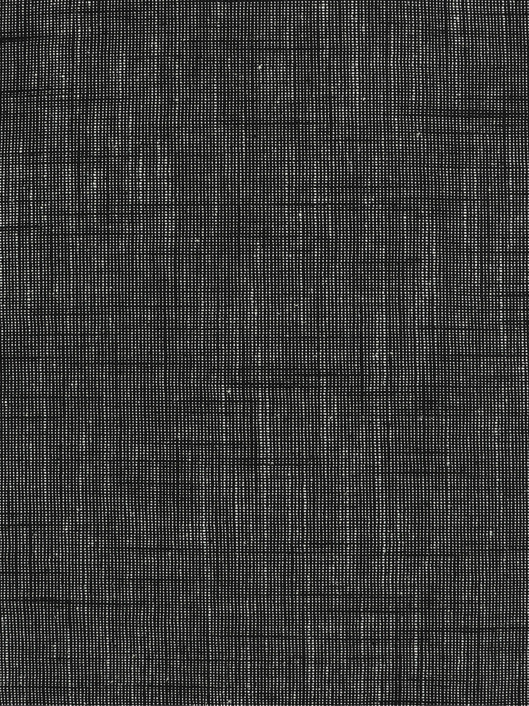 Cotton Dark Grey Self Design Suiting Fabric Lanvin