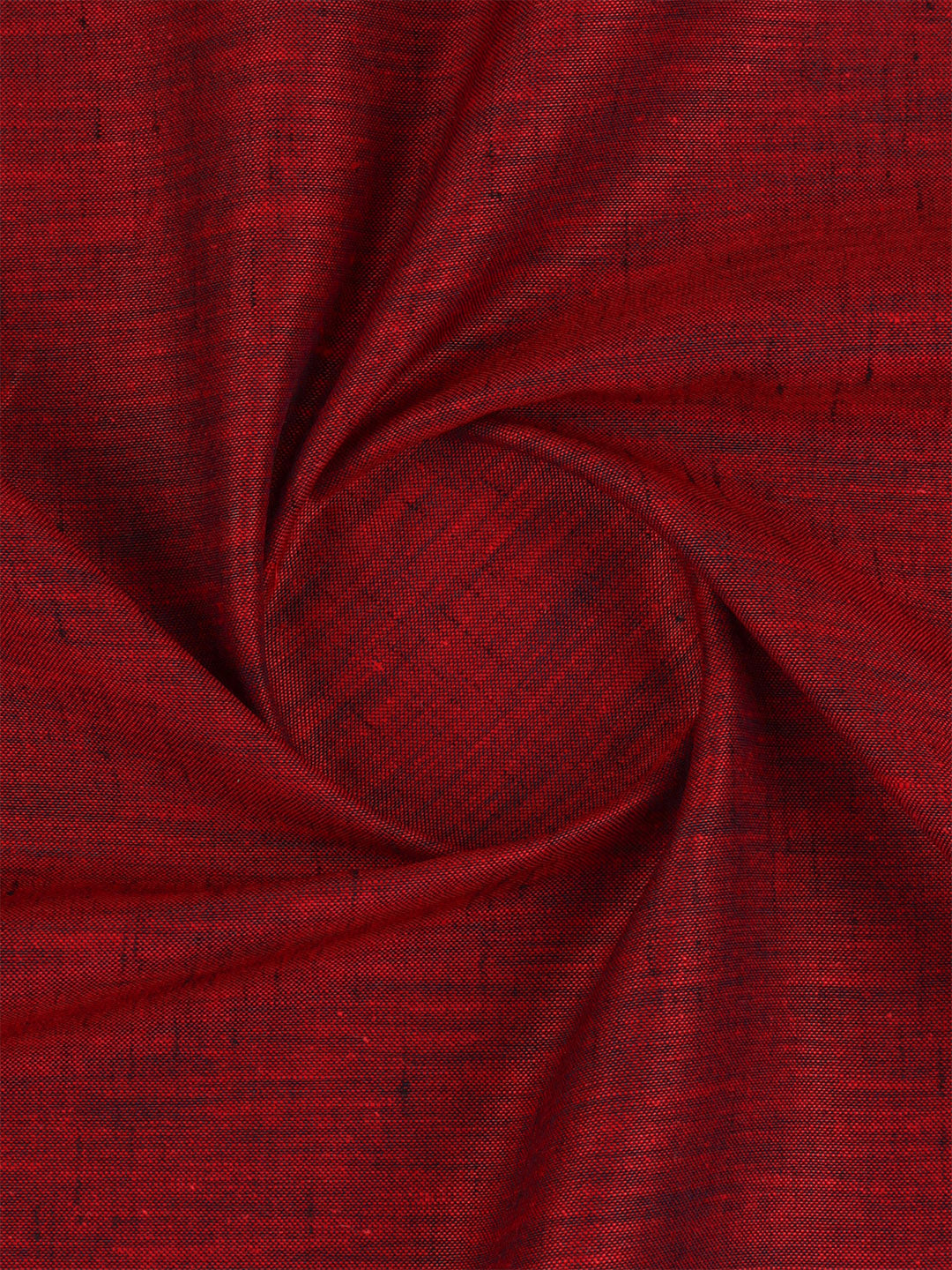 Cotton Rich Maroon Self Design Shirt Fabric HI-Tech