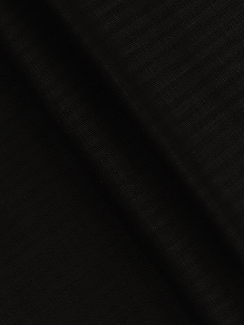 Cotton Black Colour Striped Shirt Fabric Master Fancy