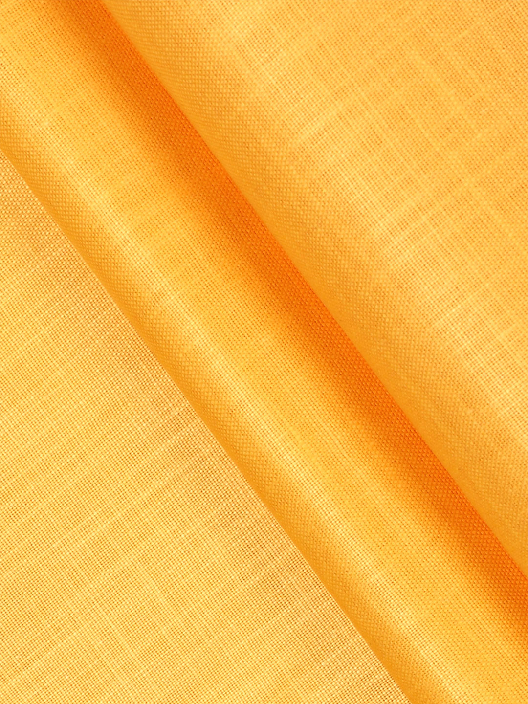 Cotton Rich Yellow Self design Shirting Fabric Hi-Tech