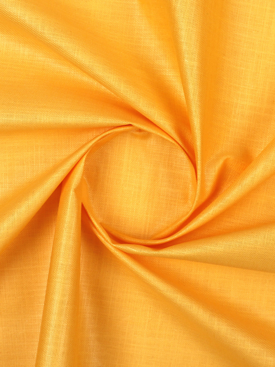 Cotton Rich Yellow Self design Shirting Fabric Hi-Tech