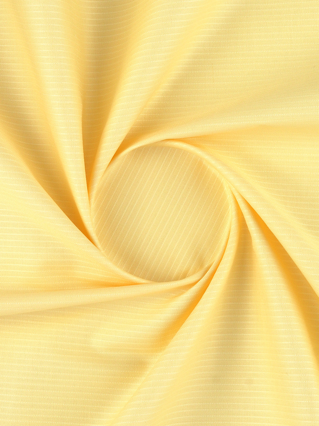 Men Cotton Rich Striped Shirt Fabric Yellow HI-Tech