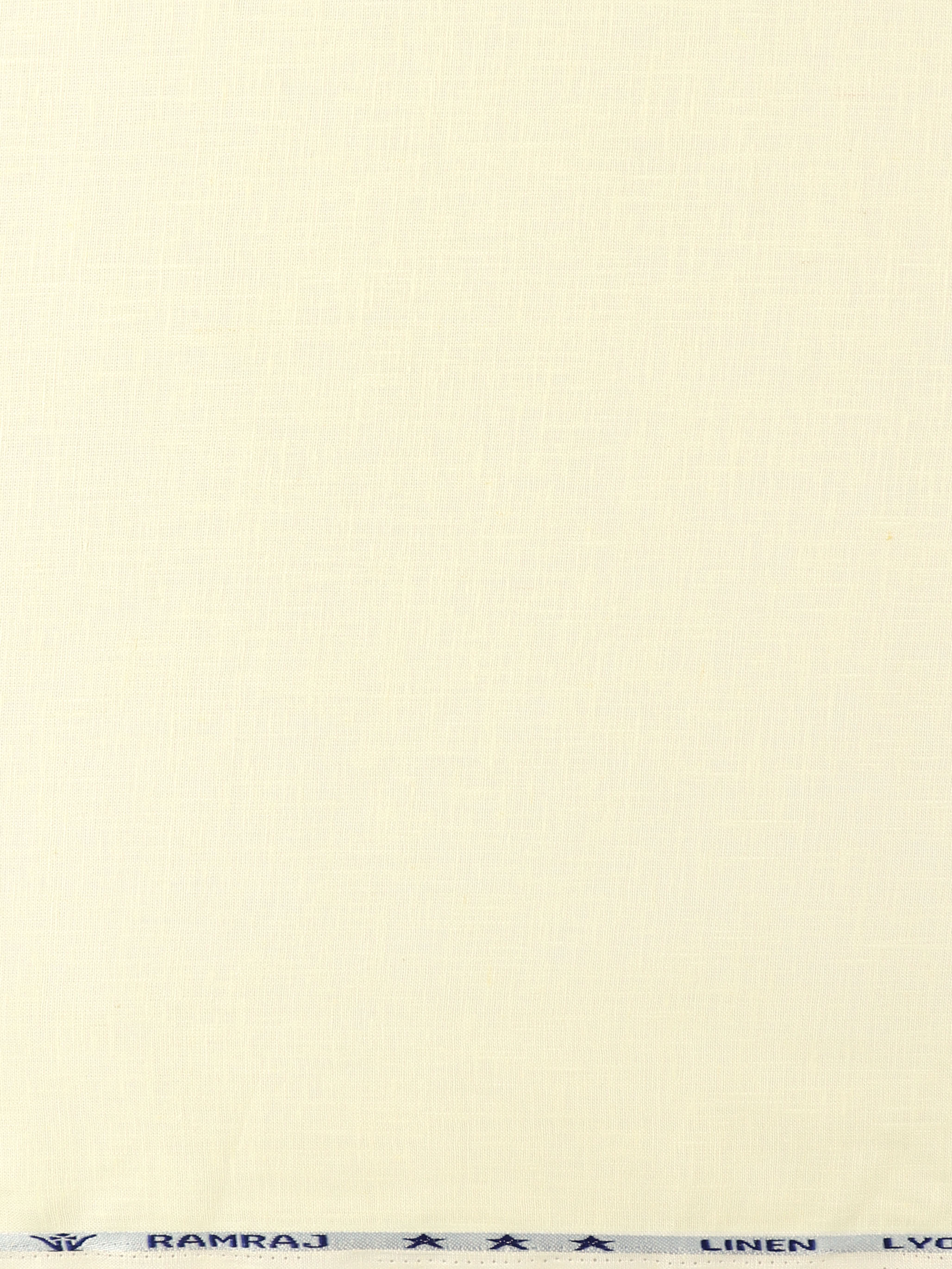 Men Linen Lyocell Cream Plain Shirt Fabric Greater