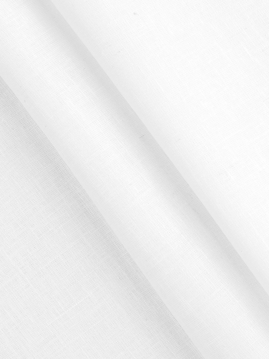 Men Linen Lyocell White Plain Shirt Fabric Greater