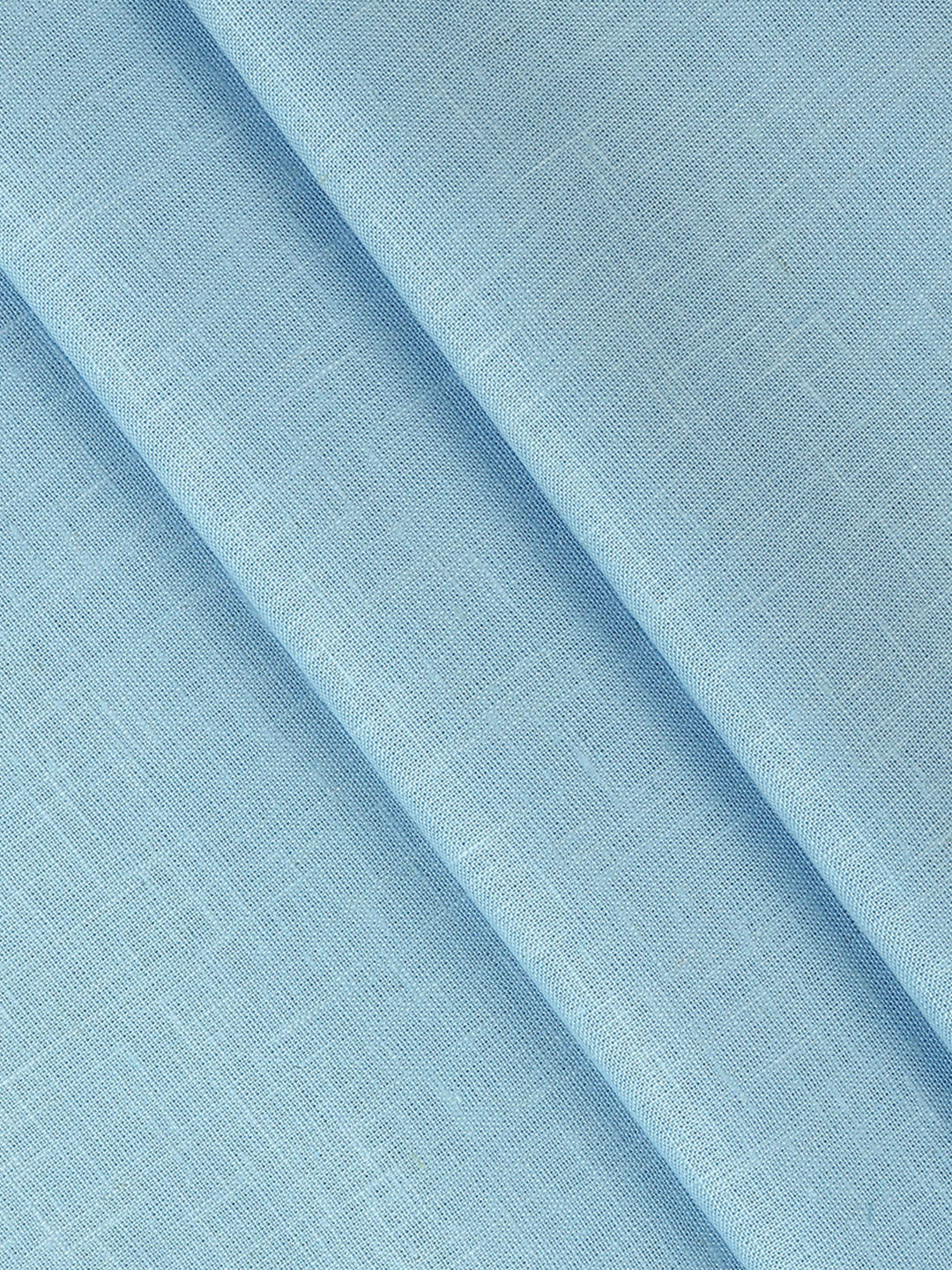 Men Linen Lyocell Blue Plain Shirt Fabric Greater