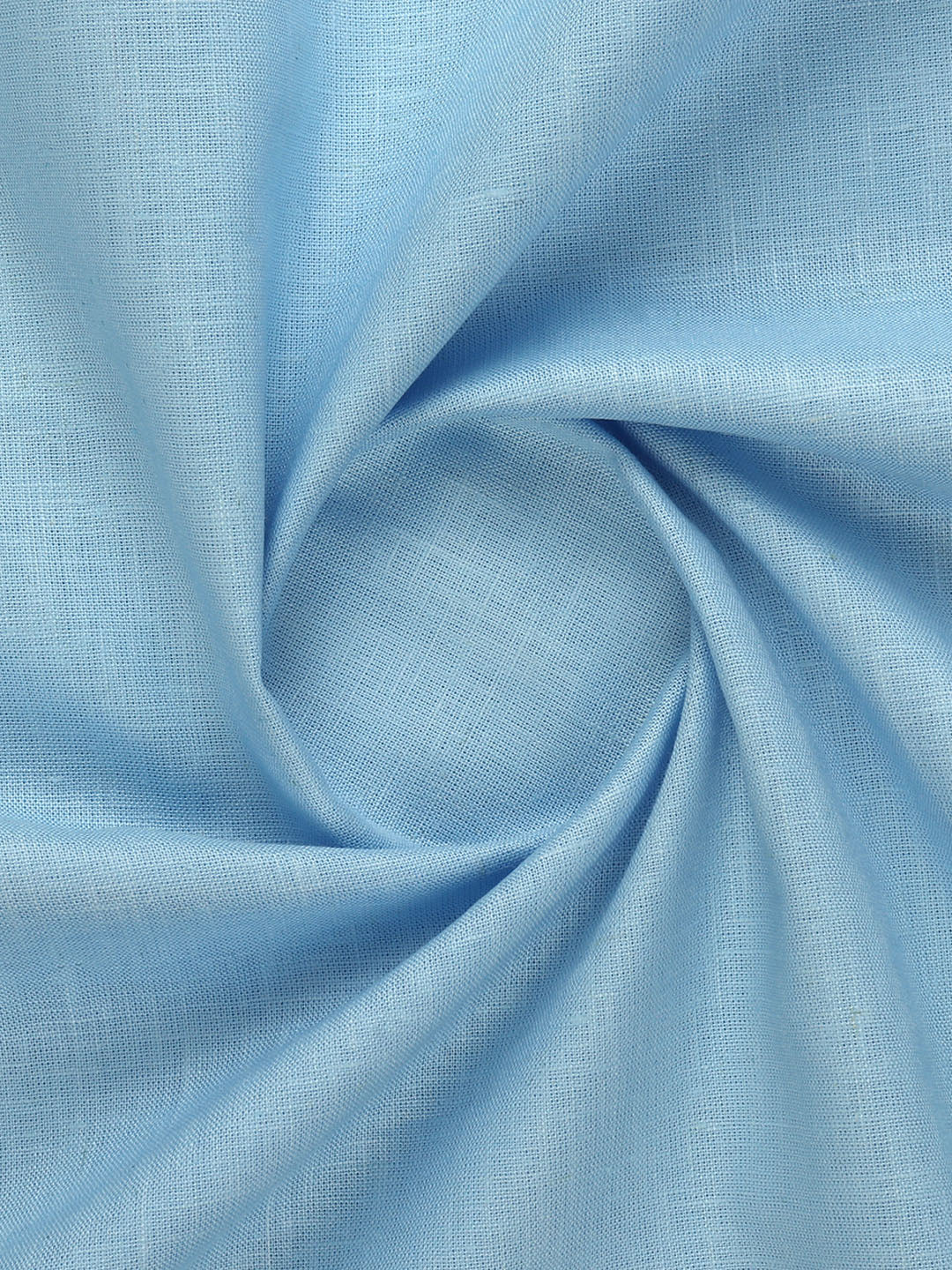 Men Linen Lyocell Blue Plain Shirt Fabric Greater