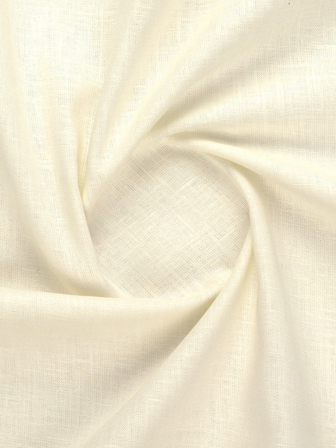 Men Linen Lyocell OffWhite Plain Shirt Fabric Greater