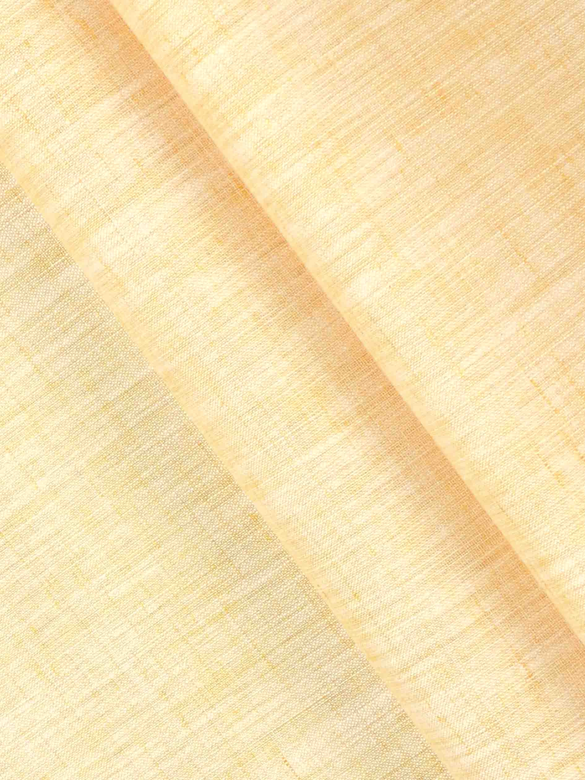 Cotton Plain Yellow Colour Shirt Fabric High Style