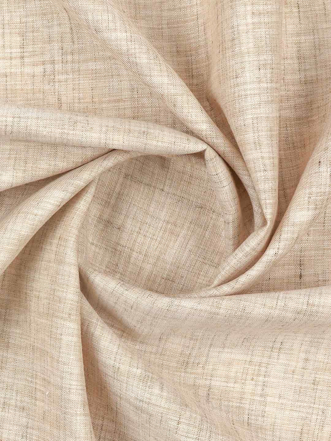 Cotton Rich Light Brown Plain Shirt Fabric High Style
