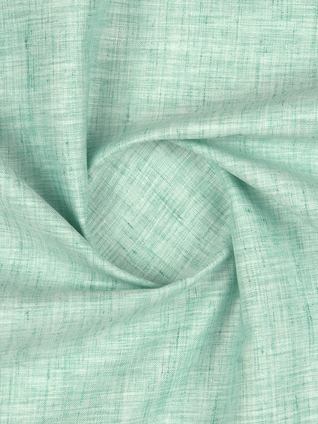Cotton Rich Mint Green Plain Shirt Fabric High Style