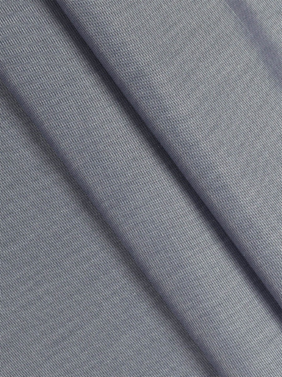 Cotton Blue Self Design Shirt Fabric- Infinity