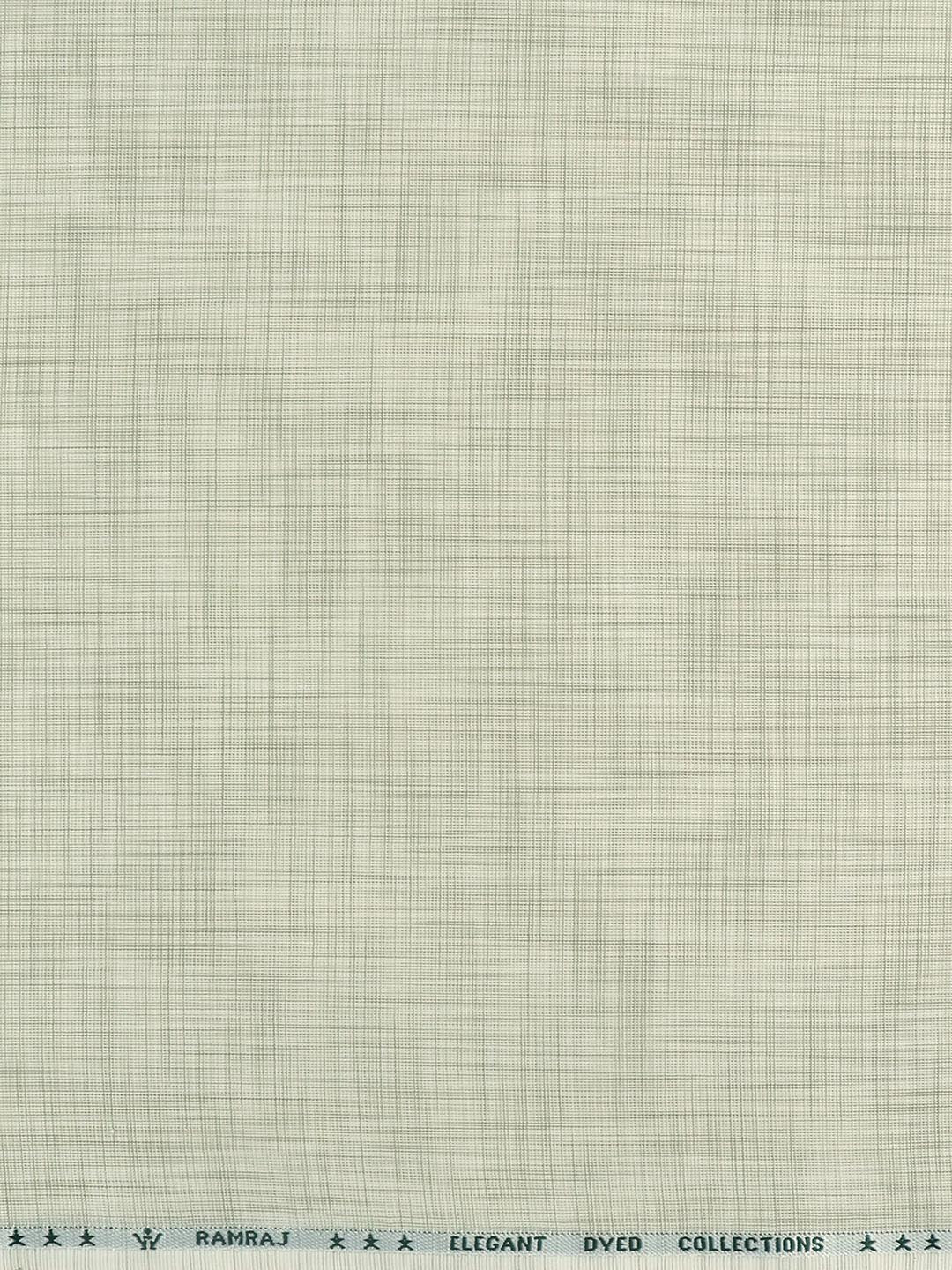 Men Cotton Rich Green Plain Shirt Fabric Infinity