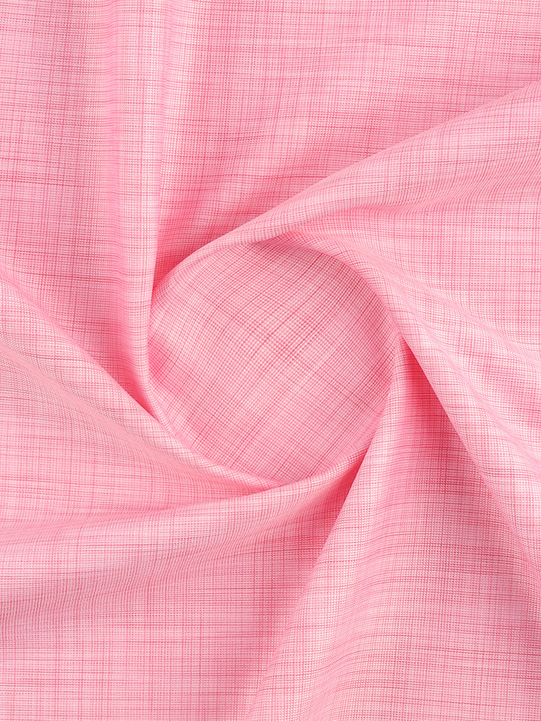 Men Cotton Rich Pink Plain Shirt Fabric Infinity