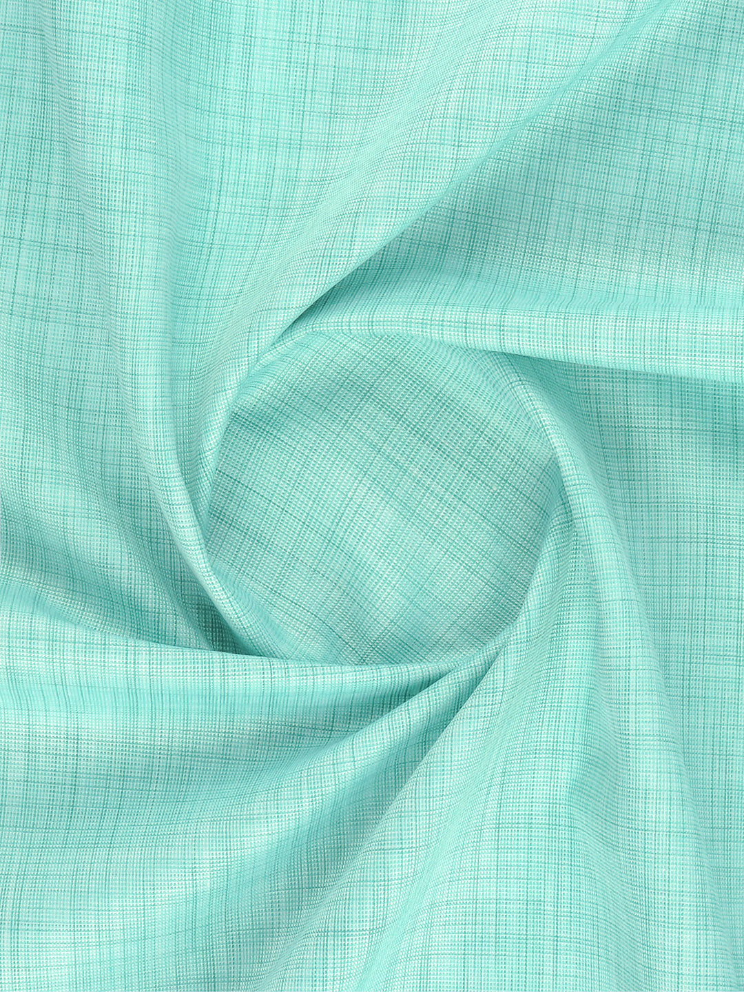 Men Cotton Rich Plain Shirt Fabric Ramar Green Infinity
