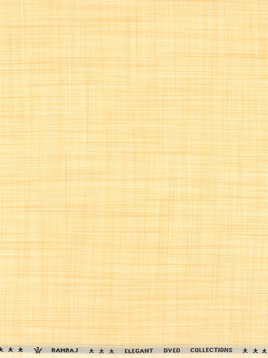 Men Cotton Rich Light Orange Plain Shirt Fabric Infinity