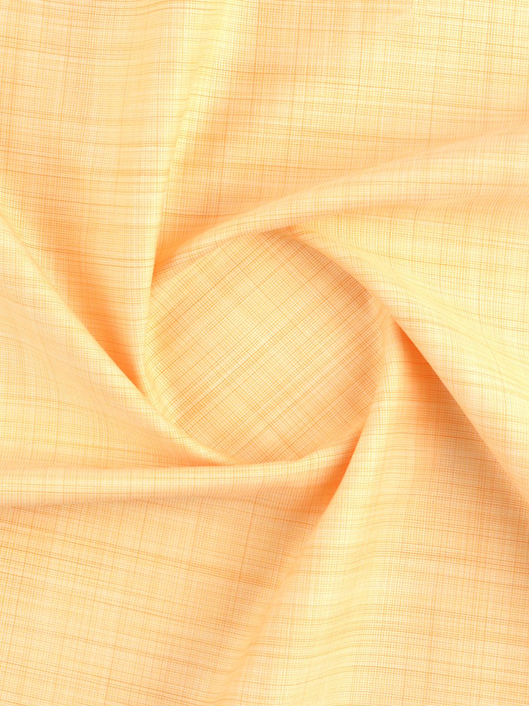 Men Cotton Rich Light Orange Plain Shirt Fabric Infinity
