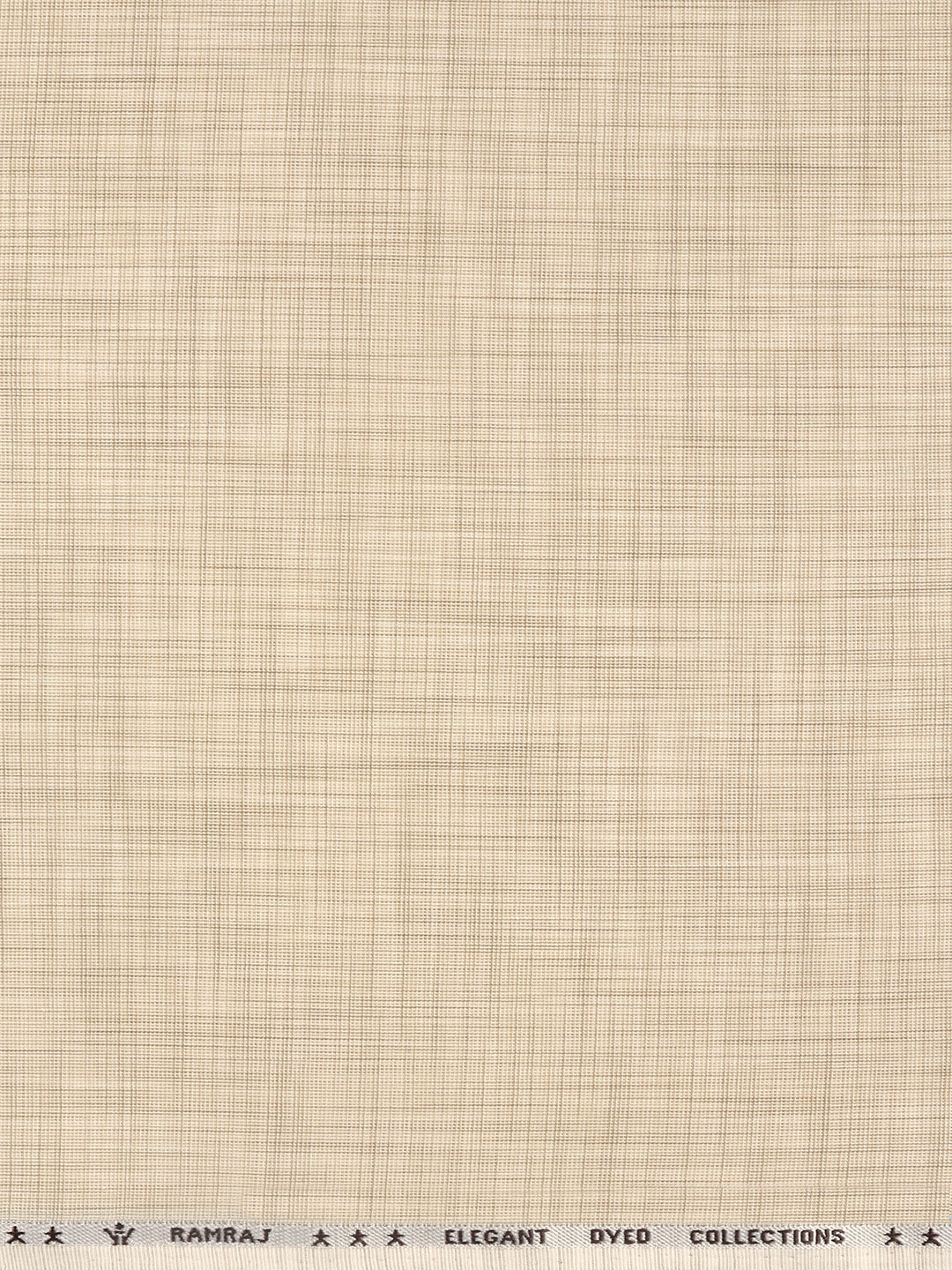 Men Cotton Rich Brown Plain Shirt Fabric Infinity
