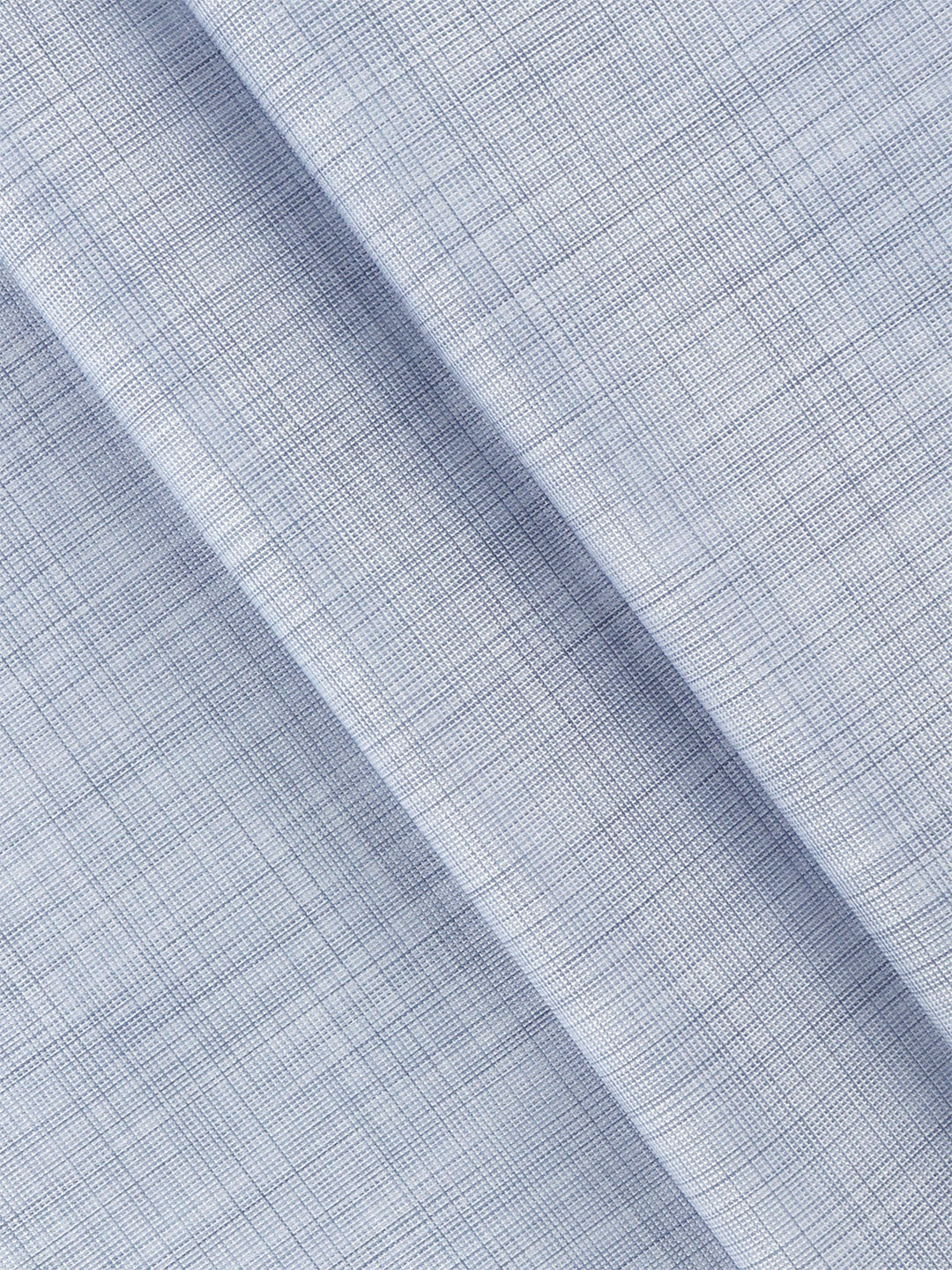 Men Cotton Rich Blue Plain Shirt Fabric Infinity