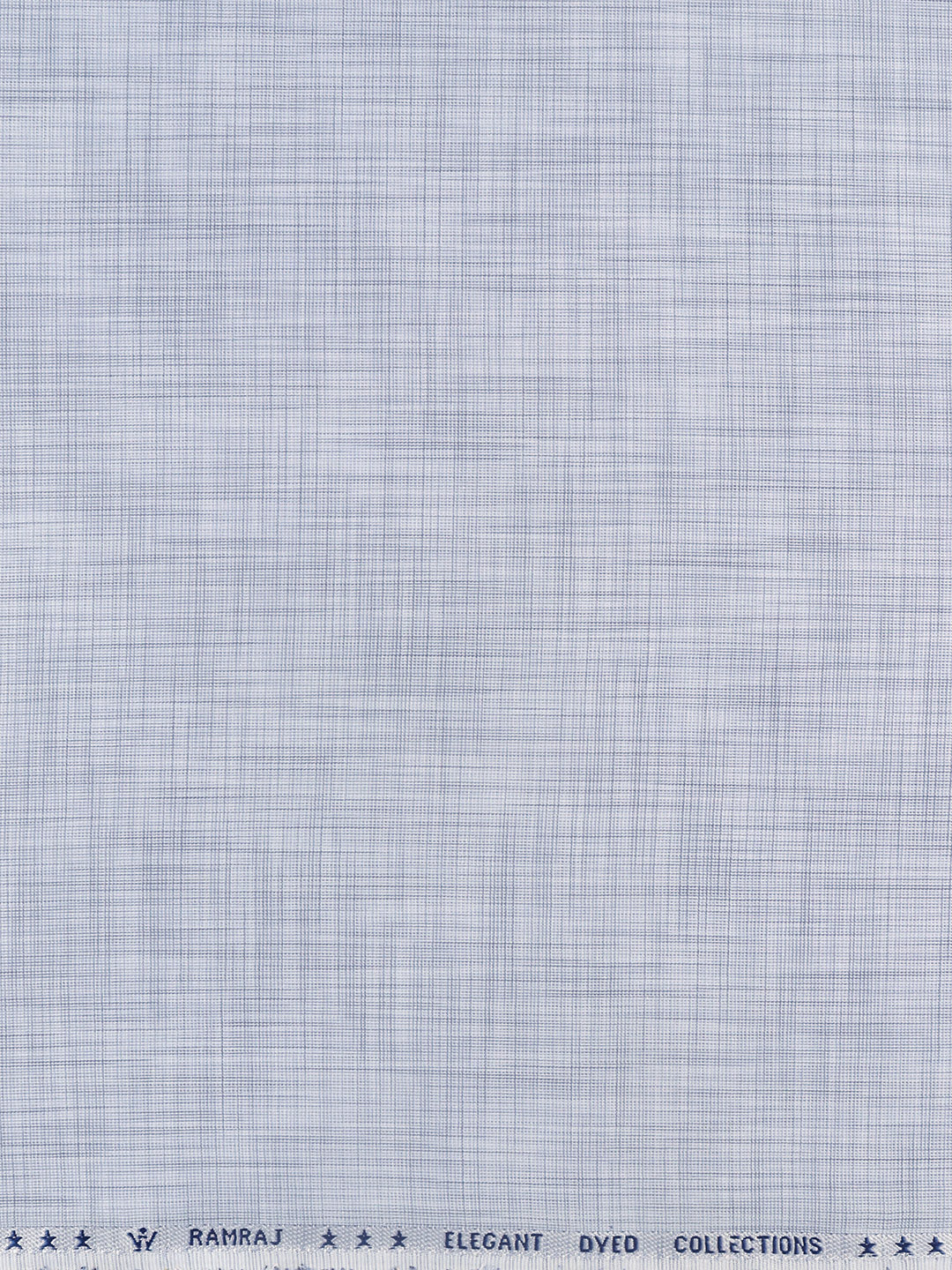 Men Cotton Rich Blue Plain Shirt Fabric Infinity