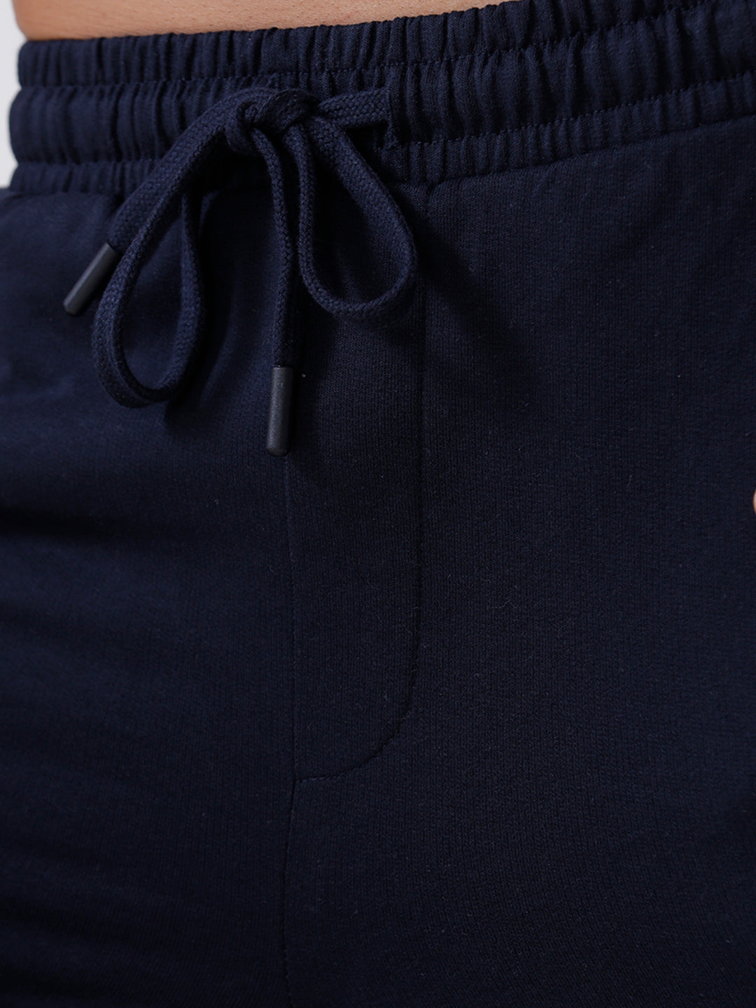 Men Combed Cotton Rich Track Pant with Side Pockets Navy ETT2