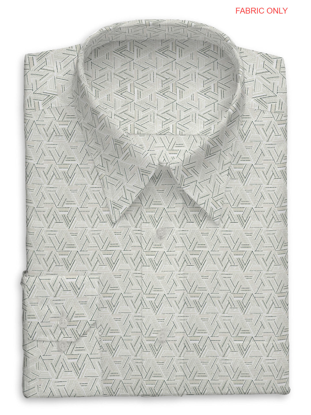 100% Premium Cotton Radiant Print Sandal Colour Shirt Fabric - OSLO