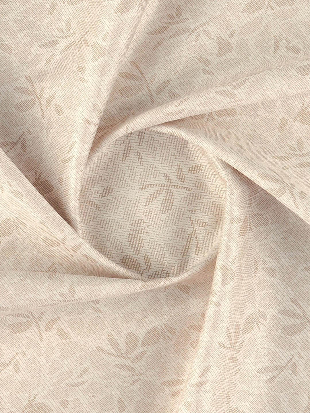 Men Cotton Rich Printed Shirt Fabric Peach Oslo Print