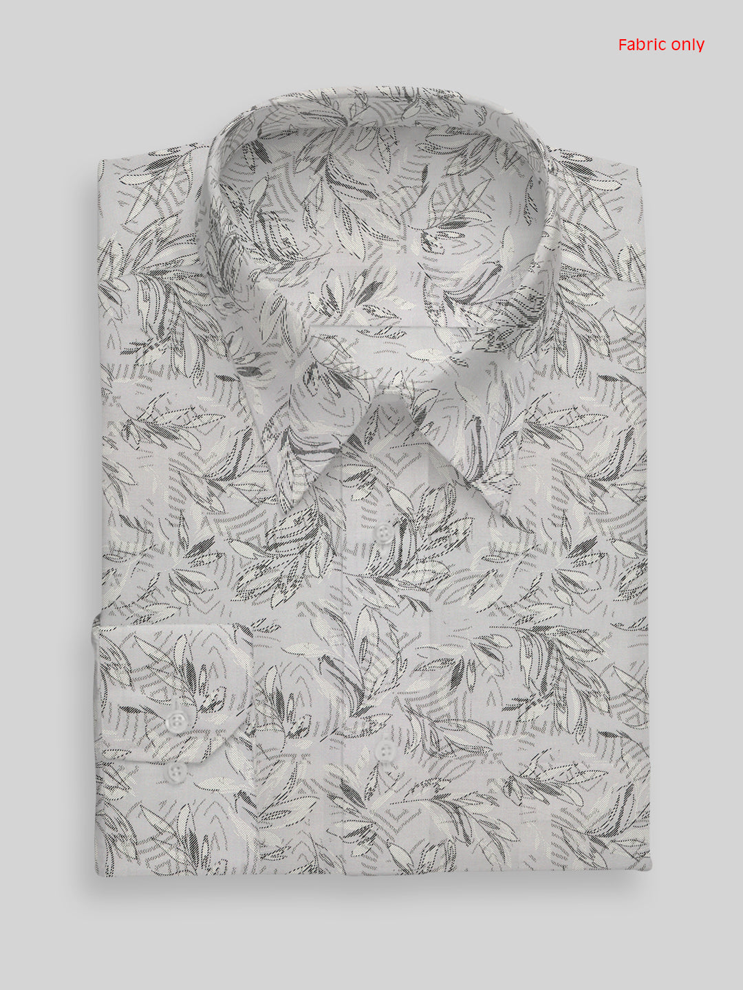 Men Cotton Rich Light Purple Printed Shirt Fabric Oslo Print