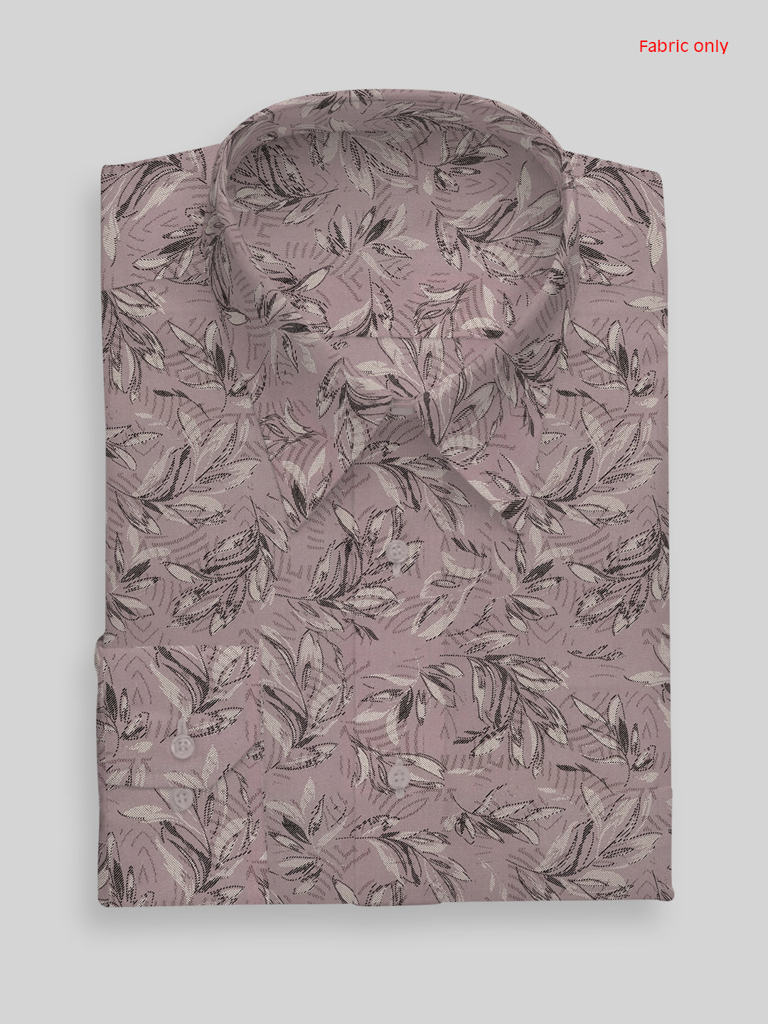 Men Cotton Rich Purple Printed Shirt Fabric Oslo Print