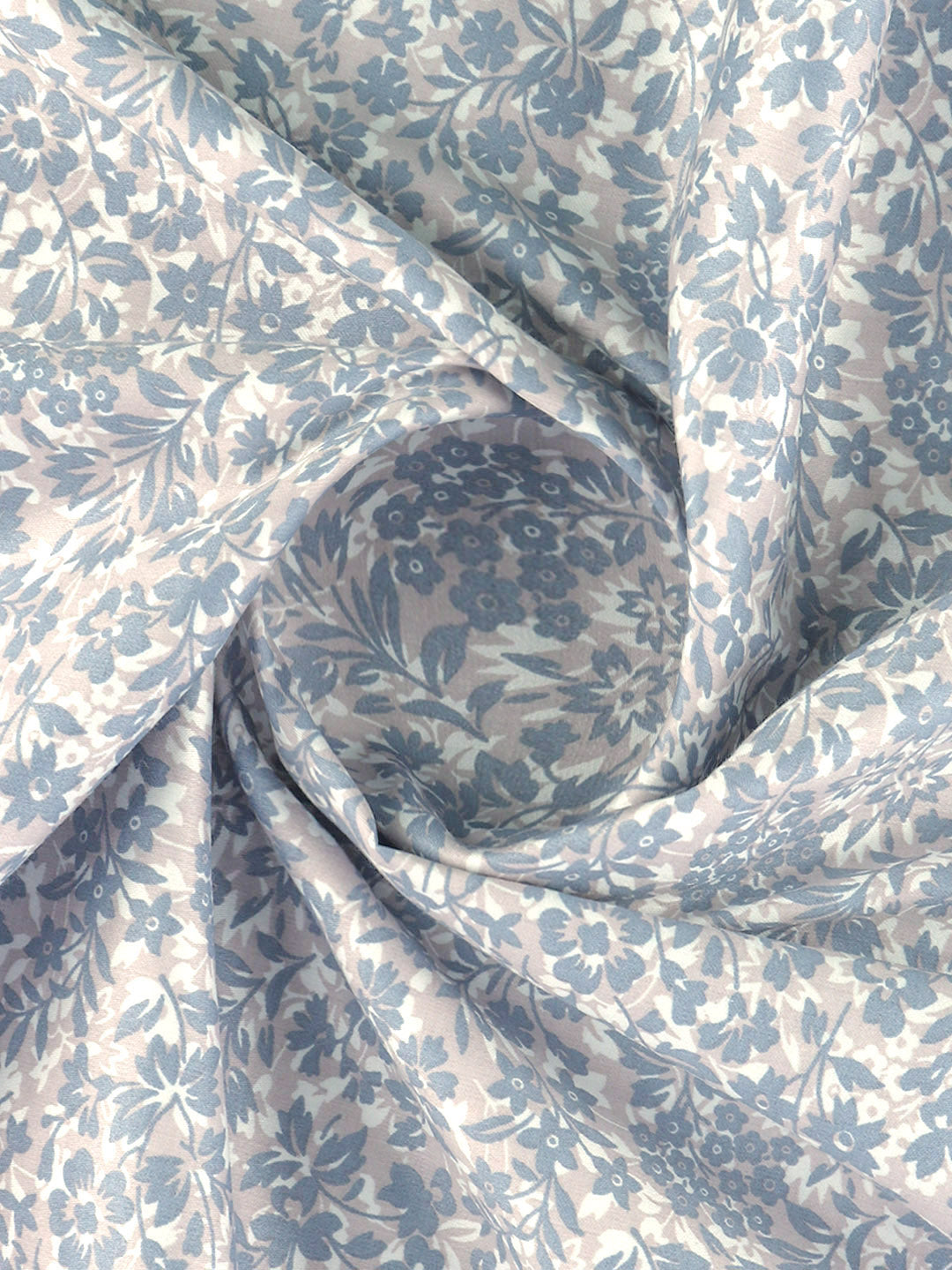 Men Cotton Rich Printed Shirt Fabric Blue Oslo Print
