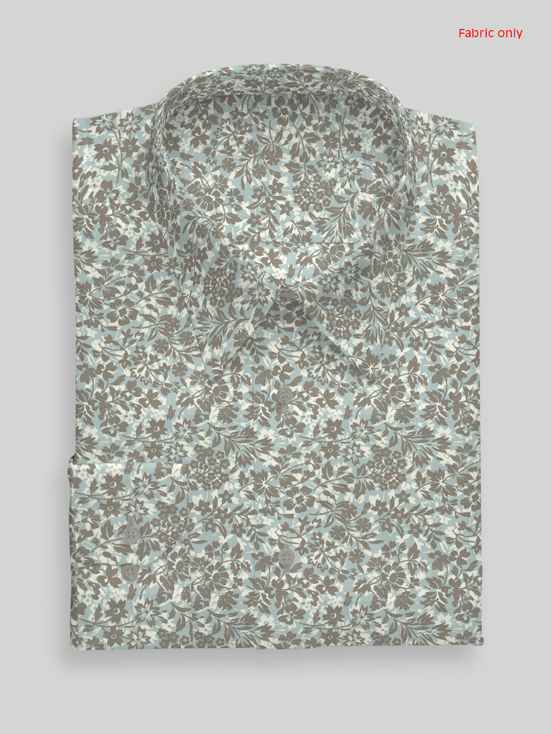 Men Cotton Rich Printed Shirt Fabric Brown Oslo Print