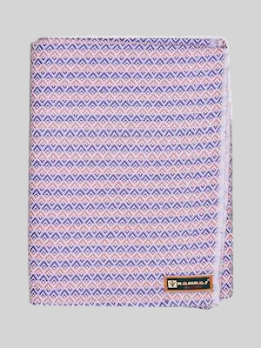 Junipper Cotton Colour Bath Towel-Design four
