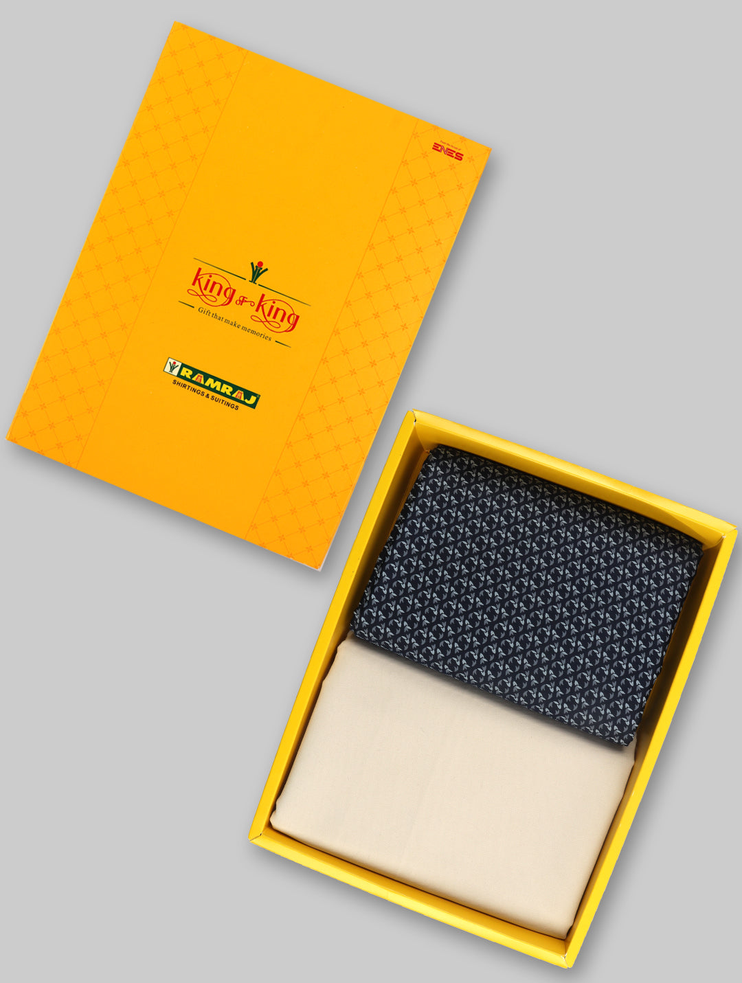 Cotton Blend Printed Shirting & Suiting Gift Box KK163