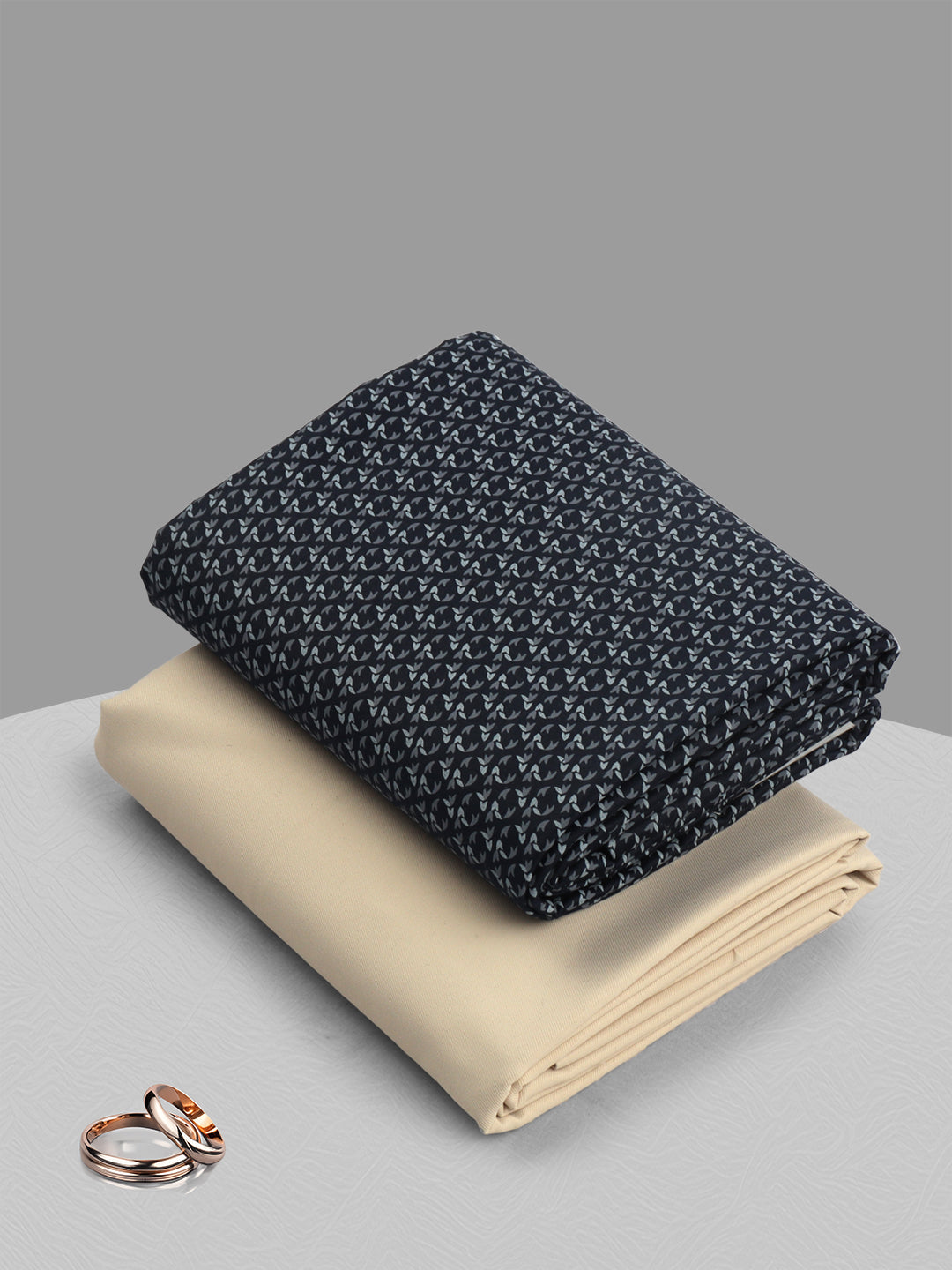 Cotton Blend Printed Shirting & Suiting Gift Box KK163