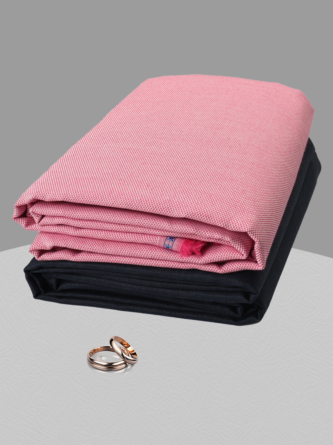 Men Cotton Plain Shirting & Suiting Gift Box KK127