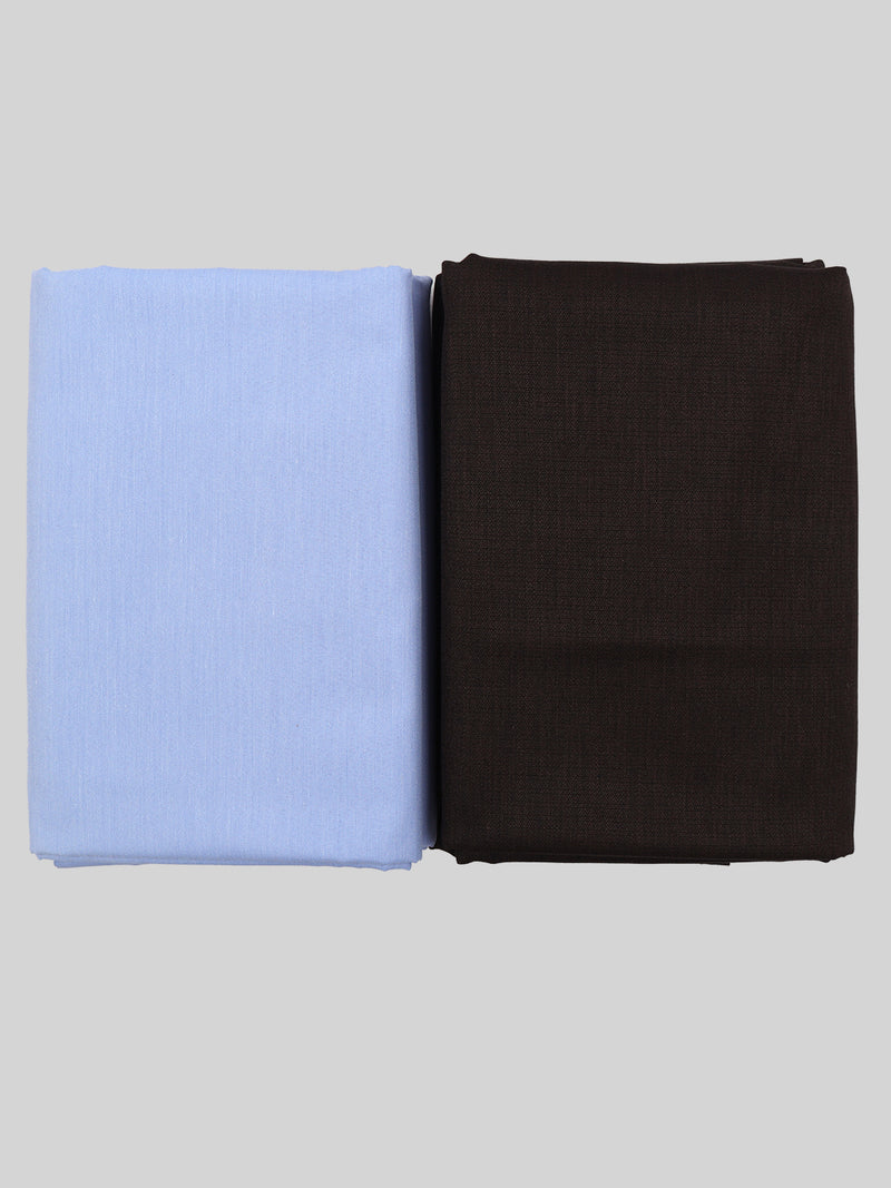 Cotton Plain Shirting & Suiting Gift Box Combo KK75