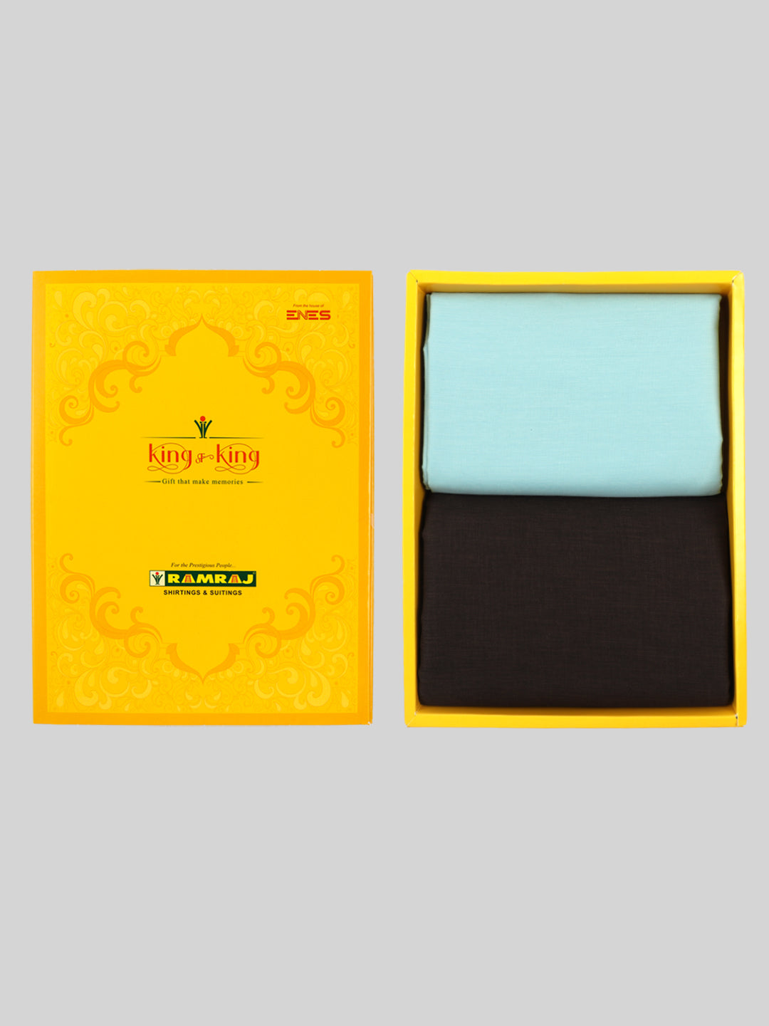 Cotton Plain Shirting & Suiting Gift Box Combo KK73-Ad vert