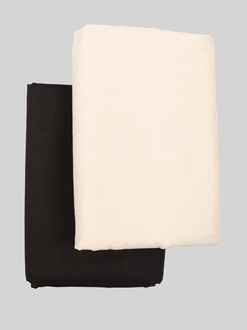 Cotton Checked Shirting & Suiting Gift Box Combo KK76