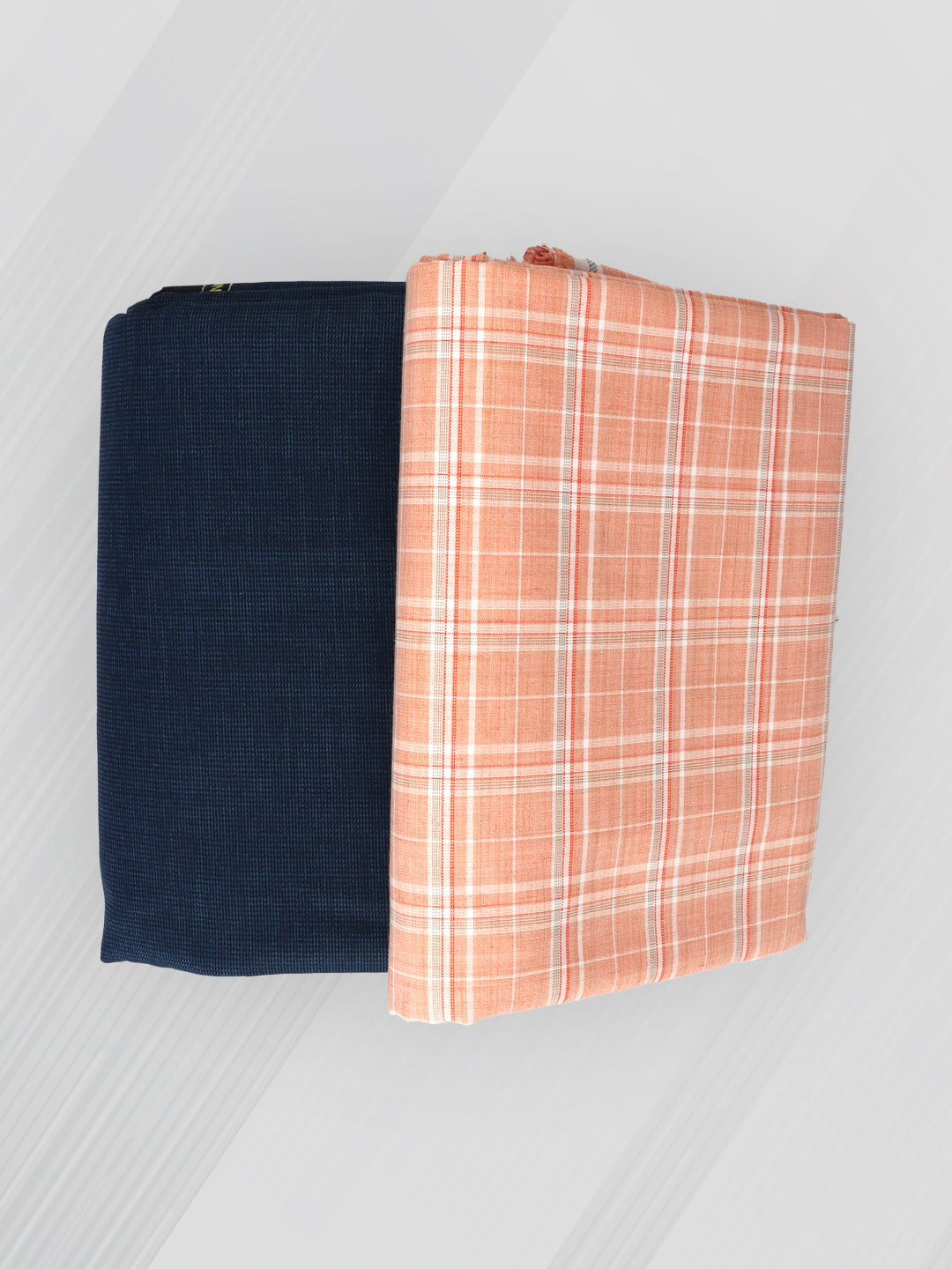 Men Cotton Checked Shirting & Suiting Gift Box KK117